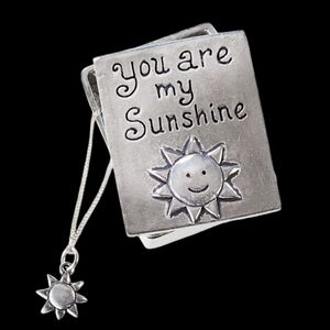 Trinket Box You Are My Sunshine Pewter